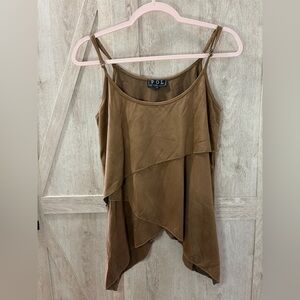 POL Suede Tank Top Size Small